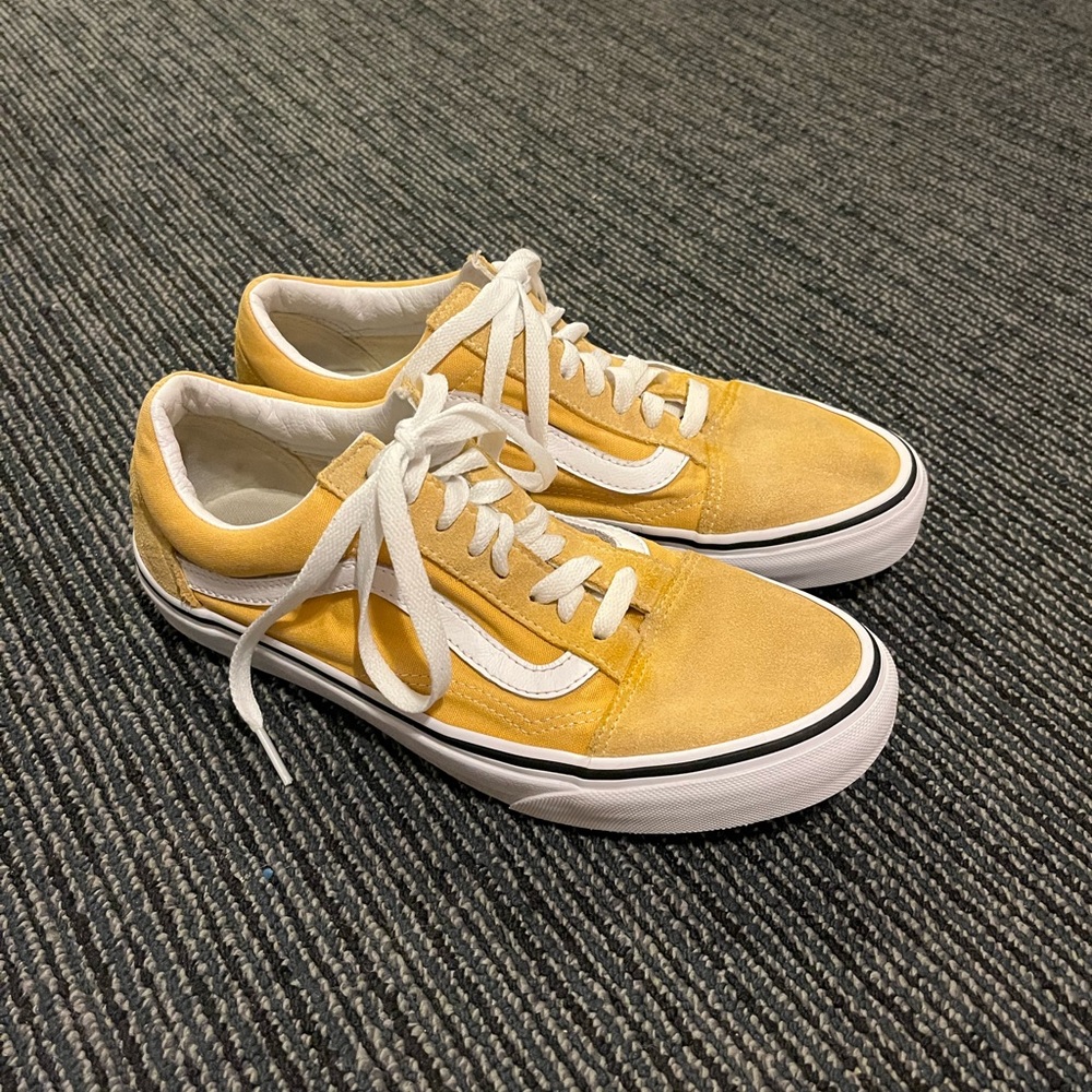 Vans Yellow Suede Sneakers